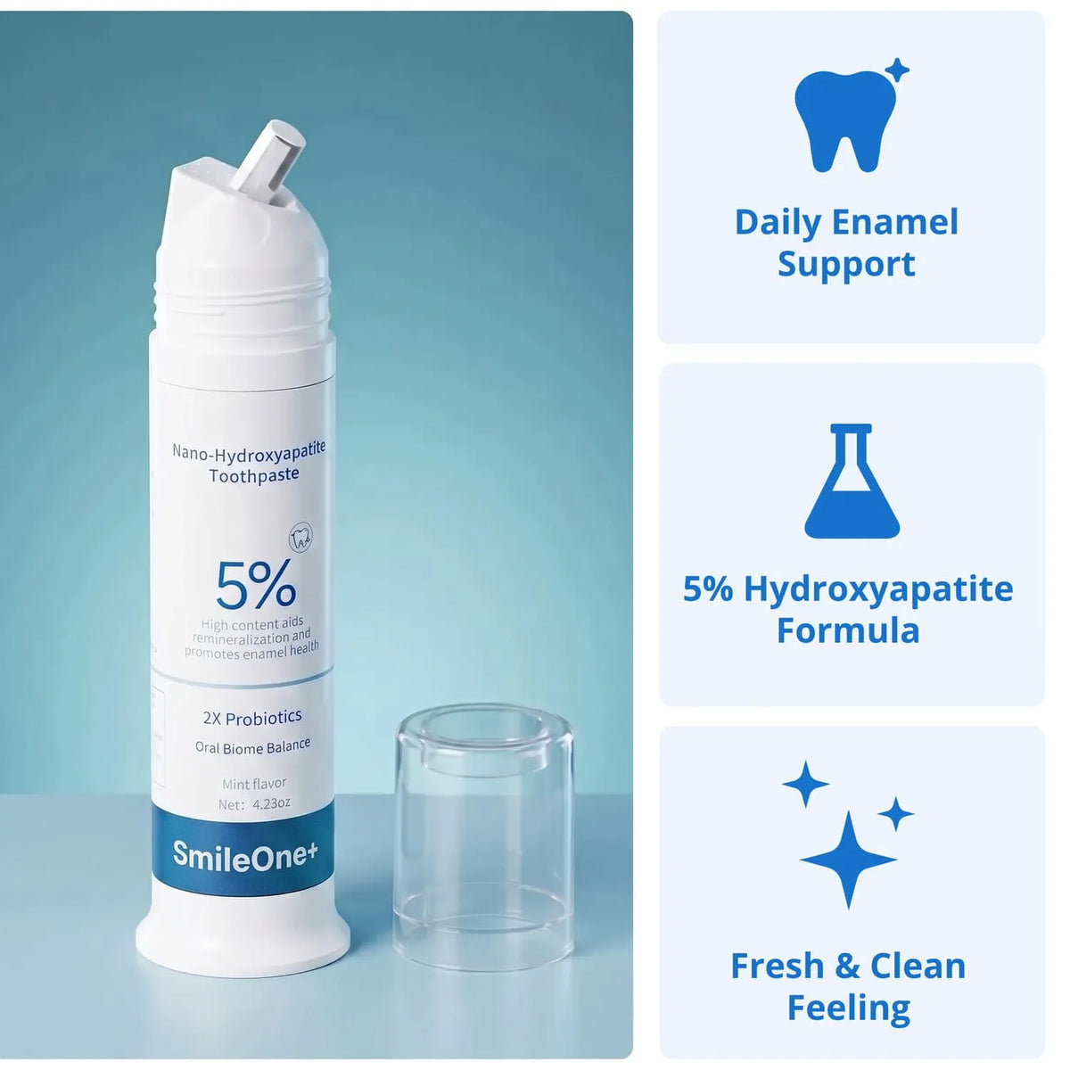 Hydroxyapatite Toothpaste for Sensitive Teeth
